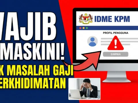 Tutorial Lengkap Mengemas Kini Maklumat Profil di Portal IDME KPM