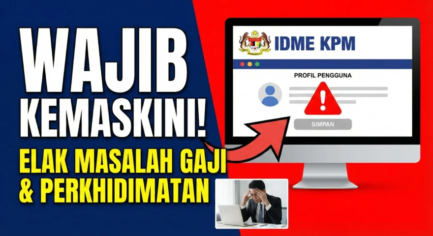 Tutorial Lengkap Mengemas Kini Maklumat Profil di Portal IDME KPM