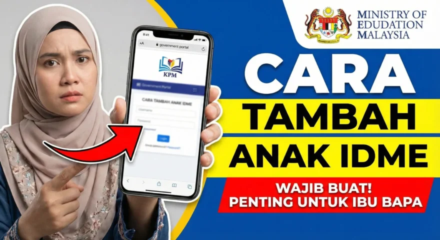 Langkah Mudah Menambah Anak Dalam Akaun IDME KPM Ibu Bapa Langkah Mudah Menambah Anak Dalam Akaun IDME KPM Ibu Bapa