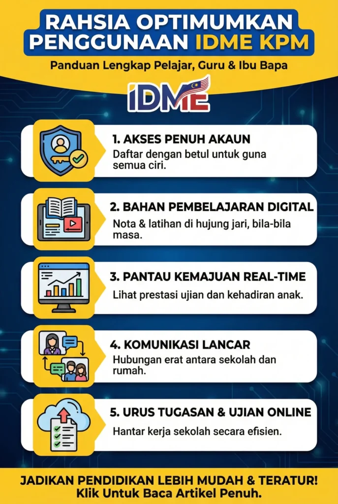 Tip Mengoptimumkan Penggunaan IDME KPM untuk Urusan Pendidikan Harian