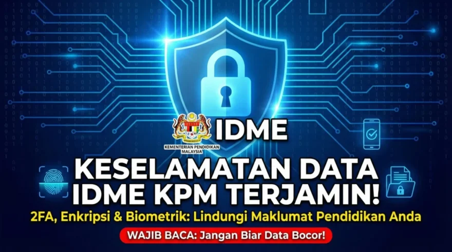 Ciri Keselamatan IDME KPM Cara Portal Ini Melindungi Data Pendidikan Anda