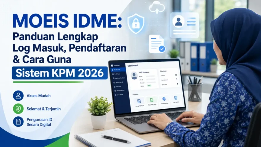 MOEIS IDME Panduan Lengkap Log Masuk, Pendaftaran & Cara Guna Sistem KPM 2026 MOEIS IDME Panduan Lengkap Log Masuk, Pendaftaran & Cara Guna Sistem KPM 2026